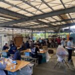 長寿薬草生産組合の工場メンバーで牛汁をいただきました